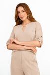 Blusa detalhe gota heritage AMENDOA